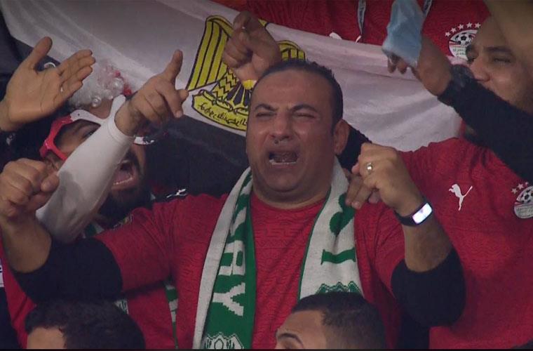 حماس جماهير منتخب مصر أمام السنغال