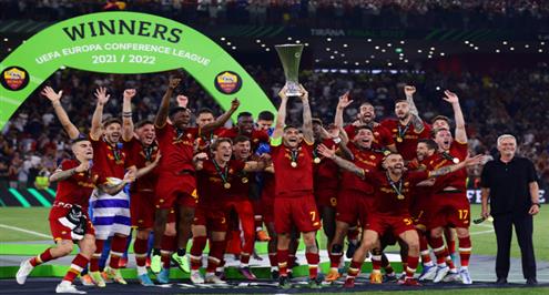 تتويج روما بطلا لدوري المؤتمر الأوروبي