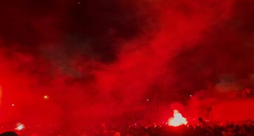 جماهير الوداد تحتفل بذكرى تأسيس النادي 
