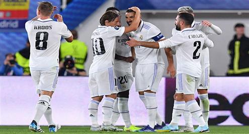 أهداف مباراة ريال مدريد وآ. فرانكفورت