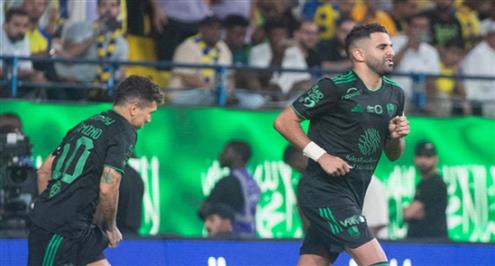هدف رياض محرز أمام النصر