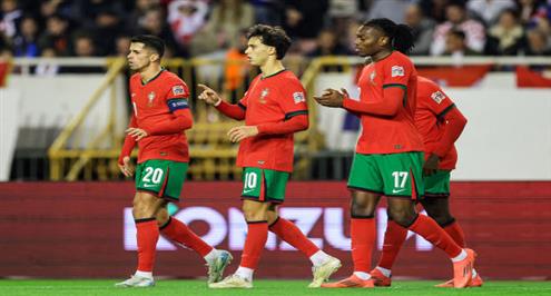 هدف البرتغال الأول أمام كرواتيا (جواو فيليكس)