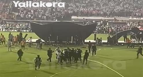 اعتداءات من أحد أعضاء فريق نهضة بركان على حكام لقاء الزمالك