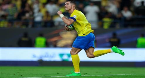 هدف النصر الثاني أمام الاتحاد (كريستيانو رونالدو)