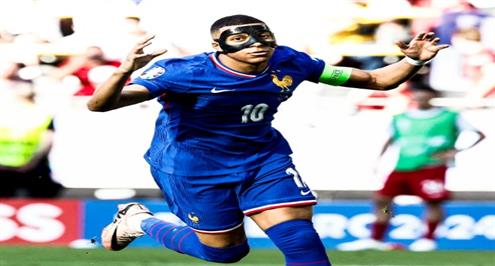 هدف فرنسا الأول أمام بولندا (مبابي)