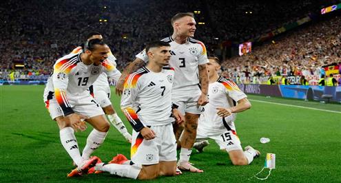 ملخص مباراة ألمانيا والدنمارك