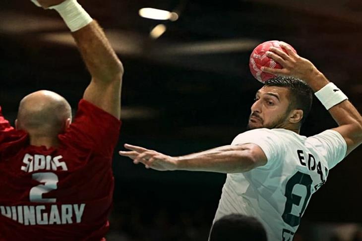 لقطات من مباراة منتخب مصر والمجر في كرة اليد