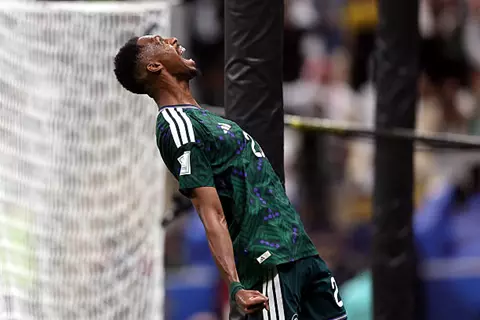 هدف السعودية الثاني أمام فلسطين (محمد كنو)