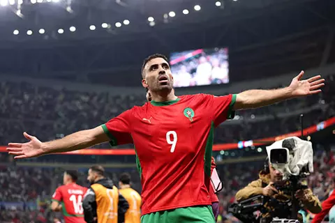 هدف المغرب الثالث أمام الأردن (عبد الرزاق حمدالله)