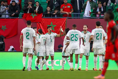 هدف الجزائر الثالث أمام السودان (إبراهيم مازة)