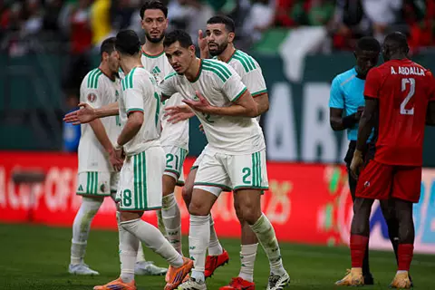 أهداف مباراة الجزائر والسودان