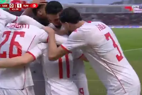 هدف منتخب تونس الأول أمام تنزانيا (إسماعيل غربي)