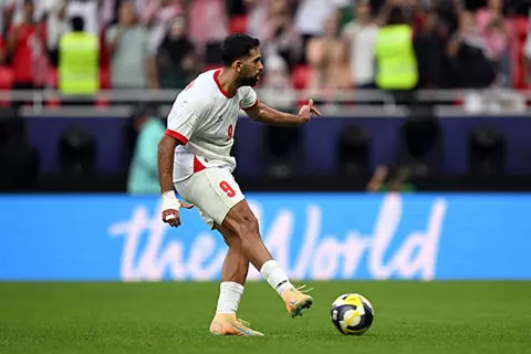 هدف الأردن الثالث أمام الكويت