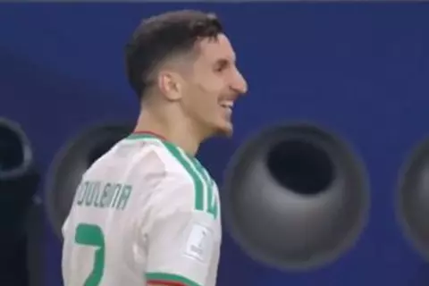 هدف الجزائر الرابع أمام البحرين (رضوان بركان)