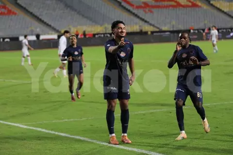 هدف الزمالك الثاني أمام المصري ( أحمد شريف )