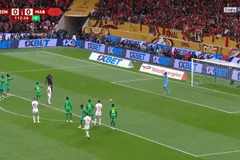 إبراهيم دياز يهدر ركلة جزاء أمام السنغال 