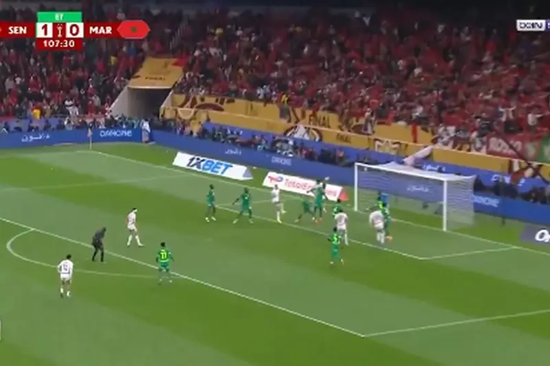 العارضة تحرم المغرب من هدف التعادل أمام السنغال