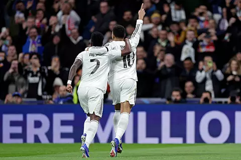 هدف ريال مدريد الثاني أمام موناكو (مبابي)