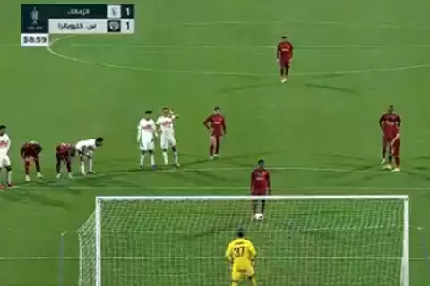 صديق إيجولا يهدر ركلة جزاء أمام الزمالك