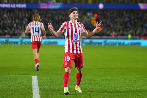 هدف أتلتيكو مدريد الأول أمام كلوب بروج