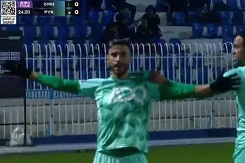 هدف بيراميدز الأول أمام غزل المحلة (ناصر ماهر)