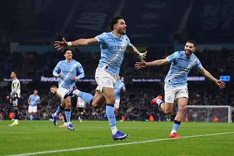 أهداف مباراة مانشستر سيتي ونيوكاسل في كأس كاراباو
