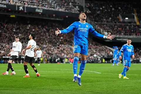 هدف ريال مدريد الثاني أمام فالنسيا (مبابي)