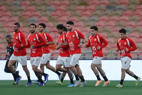 تدريبات منتخب مصر قبل مواجهة إسبانيا