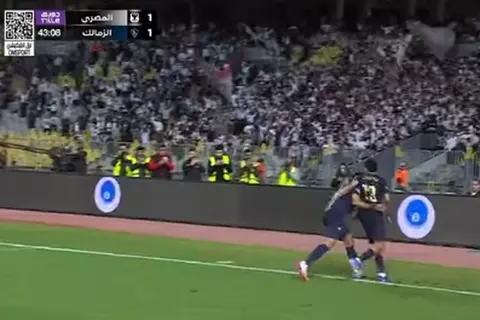 هدف الزمالك الثاني أمام المصري (ناصر منسي)
