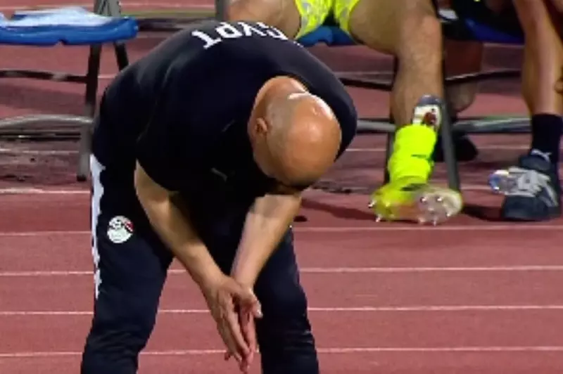 حسام حسن يعبر عن رد فعله في مباراة مصر وروسيا