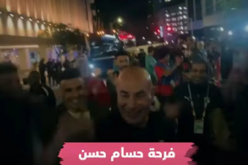 احتفال خاص من حسام حسن بعد التأهل التاريخي في كأس العالم