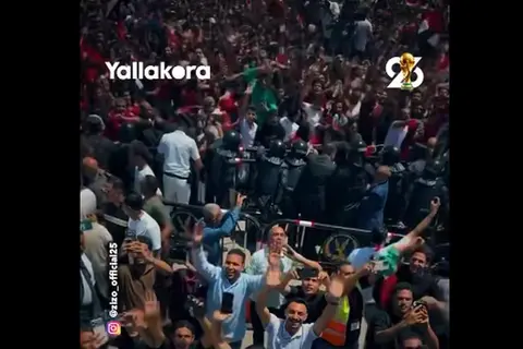 من كاميرات صلاح واللاعبين.. شوف استقبال جماهير مصر لنجوم المنتخب في الحافلة المكشوفة 