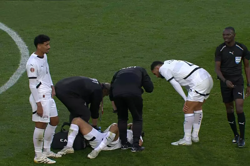 منتخب مصر يعلن تفاصيل إصابة مهند لاشين