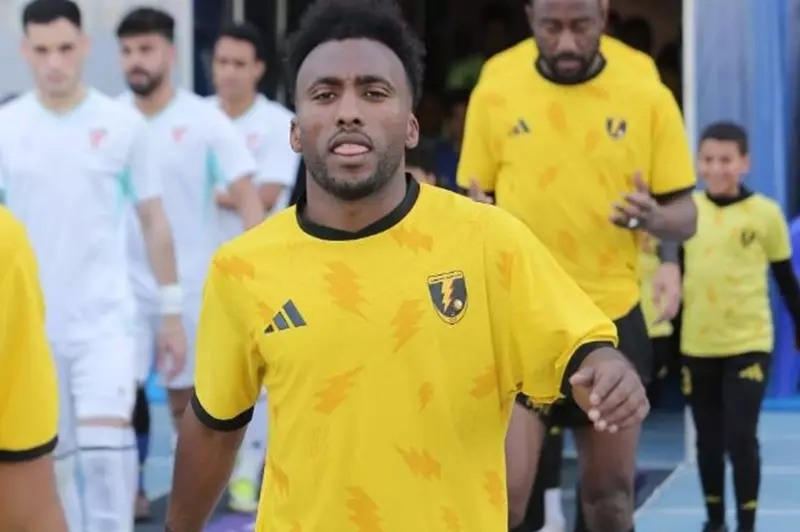 احتفال علي سليمان بهدفه في الدوري المصري