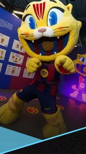 تميمة برشلونة تتحول إلى أيقونة جماهيرية