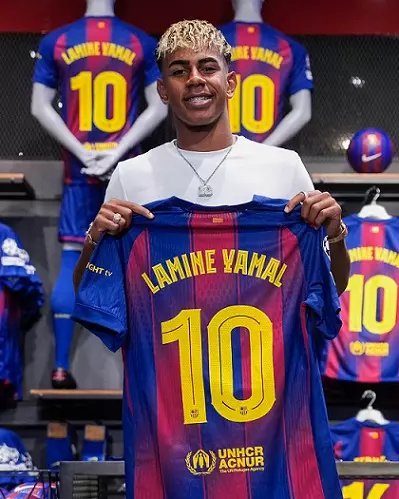 الأكثر مبيعا.. قميص لامين يامال يحقق أرباحا تاريخية لبرشلونة