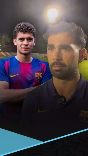 نصيحة مدرب برشلونة عن حمزة عبد الكريم