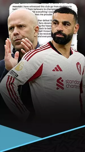 هل تسبب محمد صلاح في رحيل سلوت عن ليفربول؟