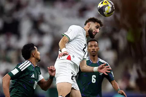 دقيقة بدقيقة.. فلسطين 0-0 السعودية.. الشوط الأول 