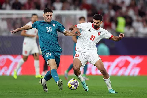 دقيقة بدقيقة.. الأردن 1-0 العراق.. هدف ملغي