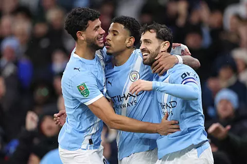 دقيقة بدقيقة .. مانشستر سيتي 2-0 برينتفورد.. سافينيو يسجل