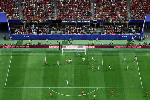 دقيقة بدقيقة.. السعودية  0-0 إسبانيا.. الشوط الأول 