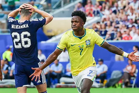 دقيقة بدقيقة.. البرازيل 0-0 اسكتلندا.. ثنائية فينيسيوس 