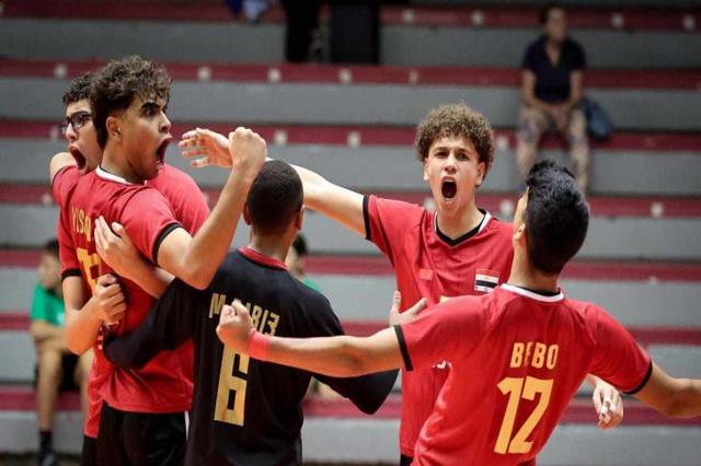منتخب مصر للكرة الطائرة يهزم إيران ويتأهل لدور الـ 16 في بطولة العالم للناشئين