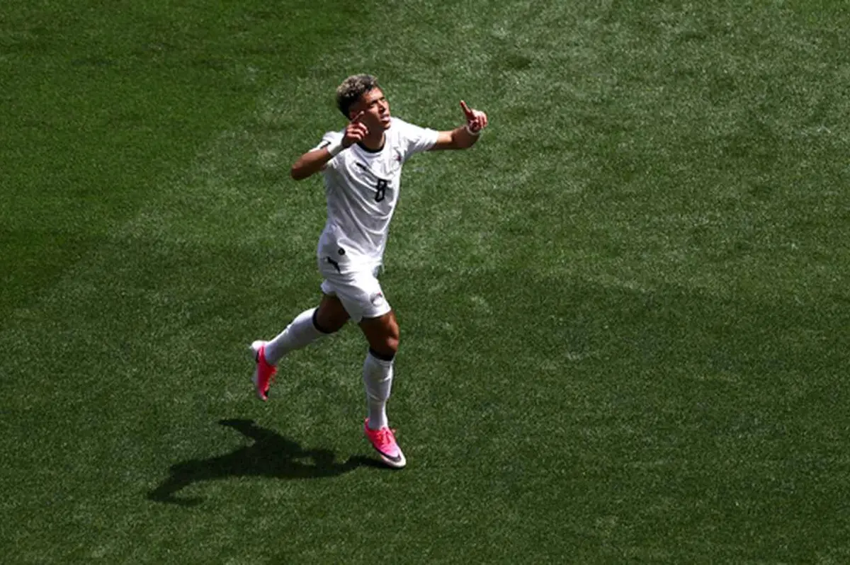 إمام عاشور يسجل هدف التقدم لمنتخب مصر أمام بلجيكا
