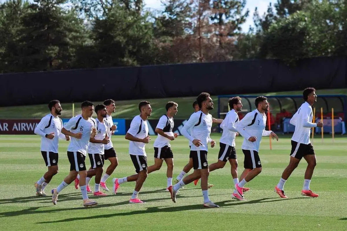 منتخب مصر يختتم تدريباته في فانكوفر (صور)
