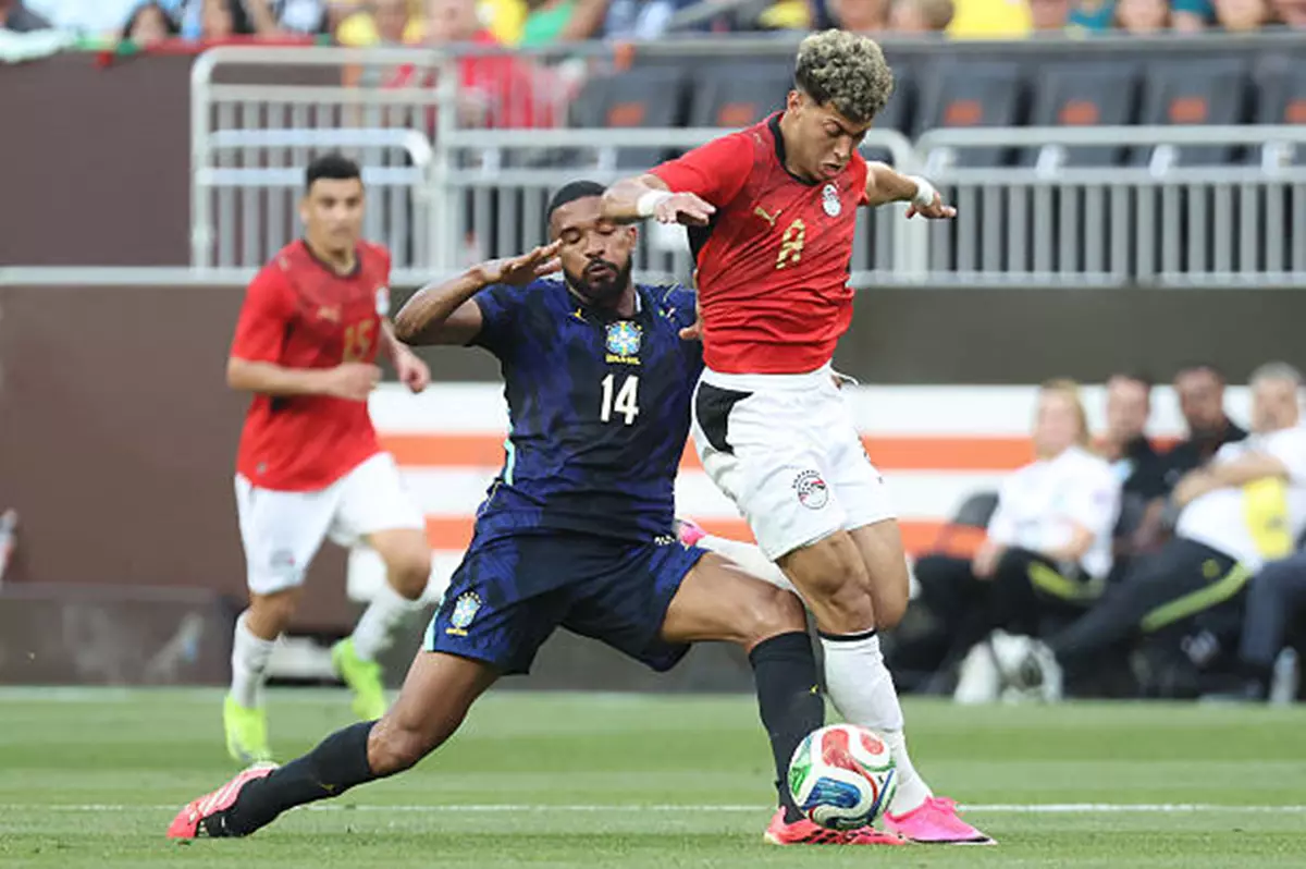 أرقام من مباراة مصر والبرازيل استعدادًا لكأس العالم