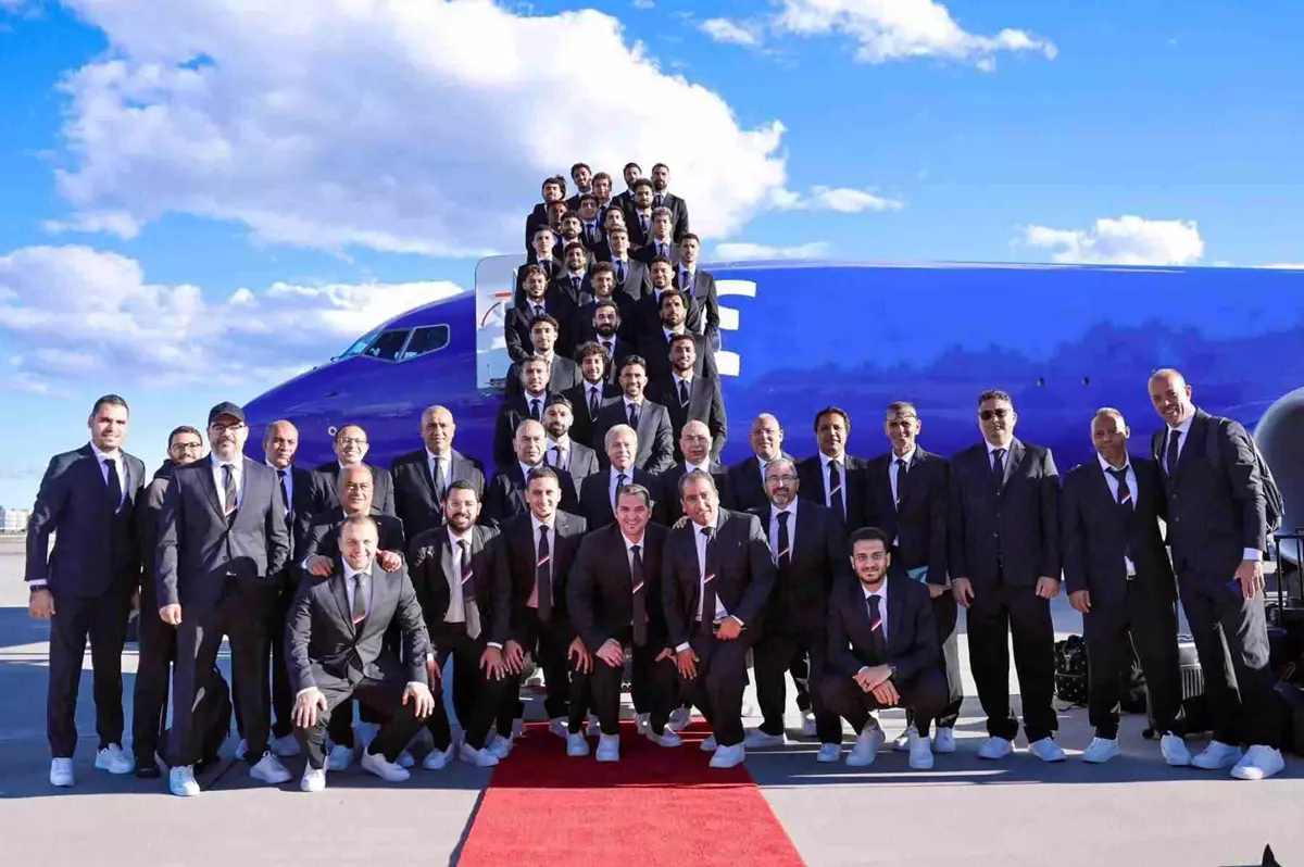 وصول بعثة منتخب مصر إلى سبوكين لمواجهة بلجيكا