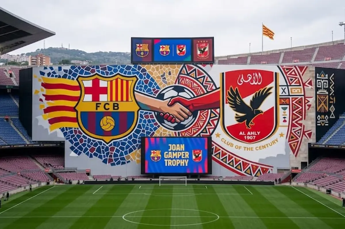 بيع 35 ألف تذكرة لمباراة الأهلي وبرشلونة في كأس خوان جامبر 