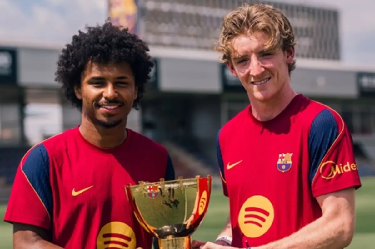 ثنائي برشلونة الجديد يروج لمواجهة الأهلي.. وكلمة مرتقبة من فليك ورافينيا 